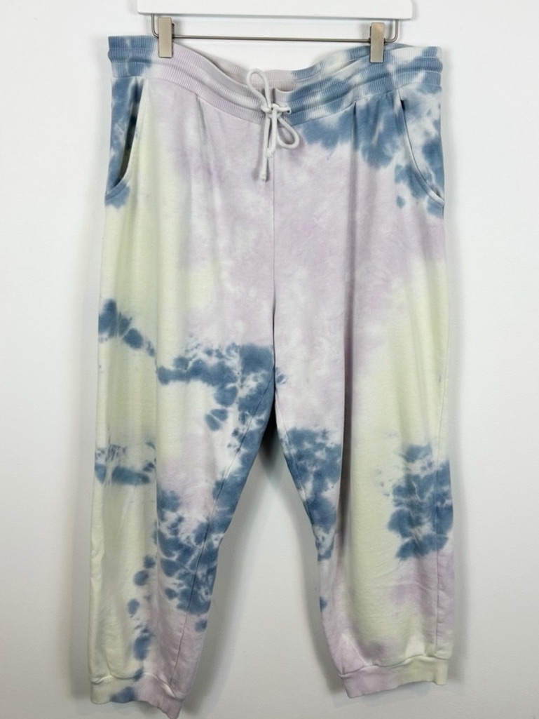American Eagle Outfitters Jogger Sweatpants Women's X-Large Pastel Tie-Dye